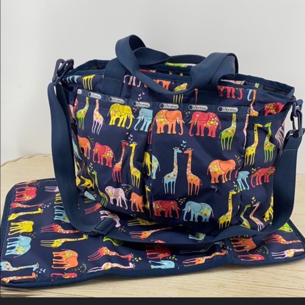 Pro sports le sports sac “ryan” Colorful Animal Print Kids Bottoms 2 bags zipper